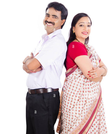 2-indian-married-couple-back-to-back-standing-pose-EWTB05