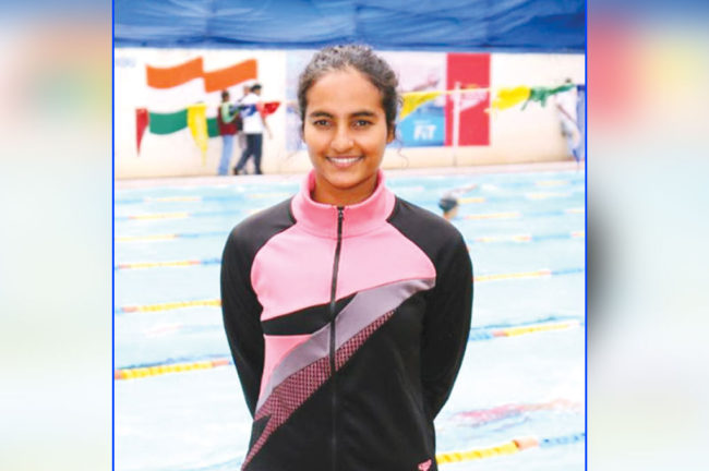 ಈಜುಕೊಳದ `ಚಿನ್ನದ ಚಿಟ್ಟೆ’