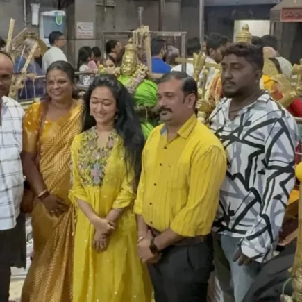 ಅಣ್ಣಮ್ಮ ದೇವಿಗೆ ಹರಕೆ ಸಲ್ಲಿಸಿದ ವಿಜಯಲಕ್ಷ್ಮಿ