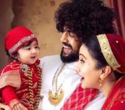 ಮುದ್ದು ಮಗಳಿಗೆ ತ್ರಿದೇವಿ ಪೋನ್ನಕ್ಕ ಎಂದು ನಾಮಕರಣ…