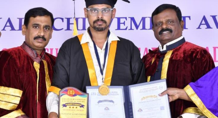 ರಕ್ತದಾನಕ್ಕಾಗಿ ಗಣೇಶ್ ಶರ್ಮಗೆ ಗೌರವ ಡಾಕ್ಟರೇಟ್!