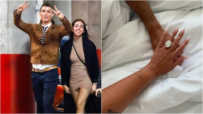 26 ಕೋಟಿ ರೂ. ಉಂಗುರ ಹಾಕಿ ಎಂಗೇಜ್​ ಆದ ರೊನಾಲ್ಡೋ