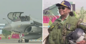 ರಫೇಲ್ ನಲ್ಲಿ ಹಾರಾಟ ನಡೆಸಿದ ರಾಷ್ಟ್ರಪತಿ