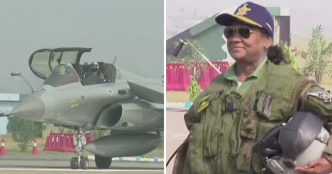 ರಫೇಲ್ ನಲ್ಲಿ ಹಾರಾಟ ನಡೆಸಿದ ರಾಷ್ಟ್ರಪತಿ