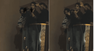 ಮಿಡಲ್ ಫಿಂಗರ್ ತೋರಿಸಿ ಅಸಭ್ಯ ಸನ್ನೆ ಮಾಡಿದ ಶಾರೂಖ್ ಪುತ್ರ