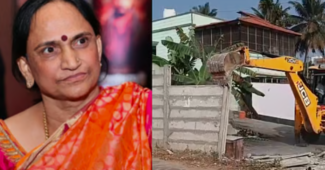 ಯಶ್ ತಾಯಿ ವಿರುದ್ಧ ಕೋರ್ಟ್ ಕಠಿಣ ಕ್ರಮ: 1,500 ಅಡಿ ಅಕ್ರಮ ಕಾಂಪೌಂಡ್ ಧ್ವಂಸ