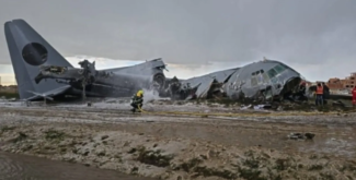 ಹಣ ಸಾಗಿಸುತ್ತಿದ್ದ ಕಾರ್ಗೋ ವಿಮಾನ ಪತನ: 15 ಮಂದಿ ಸಾವು