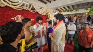 ಅಂಜನಾದ್ರಿ ಬೆಟ್ಟದಲ್ಲಿ ಜೈ ಹನುಮಾನ್ ಚಿತ್ರಕ್ಕೆ ಮುಹೂರ್ತ; ರಿಷಬ್ ಶೆಟ್ಟಿ ದಂಪತಿ ಭಾಗಿ