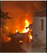 ನಿಂತಿದ್ದ ಕಾರಿಗೆ ಲಾರಿ ಡಿಕ್ಕಿ: ಯುವಕ ಸಜೀವ ದಹನ