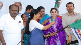 ಜೆಡಿಎಸ್ ಸೇರಿದ ‘ಬಿಗ್ ಬಾಸ್’ ಜಾಹ್ನವಿ