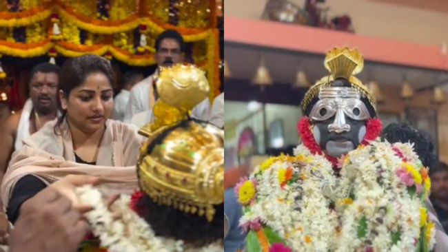 ತುಳುನಾಡಿನ ಕೊರಗಜ್ಜ ದೈವಕ್ಕೆ ಹರಕೆ ಕೋಲ ನೀಡಿದ ನಟಿ ರಚಿತ ರಾಮ್