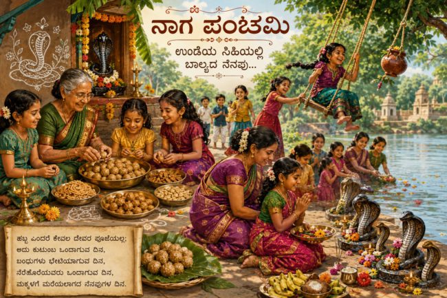 ಪಂಚಮಿ… ಉಂಡಿಯ ಸಿಹಿಯಲ್ಲಿದ್ದ ಬಾಲ್ಯದ ನೆನಪು !!!!