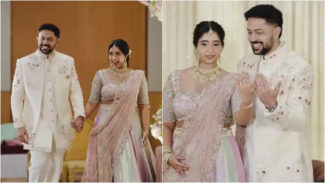 ಡೈನಾಮಿಕ್ ಕುಟುಂಬದಲ್ಲಿ ಮದುವೆ ಸಂಭ್ರಮ: ಪ್ರೇಯಸಿ ನಮಿತಾ ಜೊತೆ ಪ್ರಣಮ್ ದೇವರಾಜ್ ಅದ್ಧೂರಿ ನಿಶ್ಚಿತಾರ್ಥ