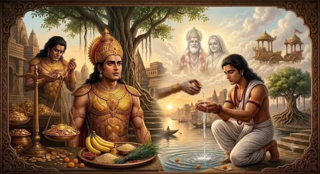 ಮಹಾಭಾರತದ ರೋಚಕ ಪ್ರಸಂಗವನ್ನು ನೆನಪಿಸುವ ಪಿತೃಋಣದ ಮಹಾತತ್ತ್ವ !!!