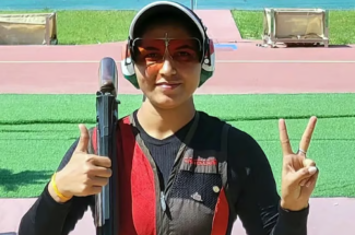 ಟ್ರ್ಯಾಪ್ ಶೂಟಿಂಗ್‌ನಲ್ಲಿ ಚಿನ್ನ ಗೆದ್ದ ನೀರೂ ಧಾಂಡಾ
