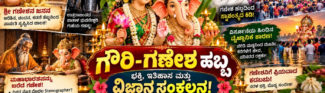 ಗೌರಿ–ಗಣೇಶ ಹಬ್ಬ, ಭಕ್ತಿ, ಪುರಾಣ, ಸ್ವಾತಂತ್ರ್ಯ ಹೋರಾಟ ಮತ್ತು ಪರಿಸರದ ಸಂದೇಶ ಹೊತ್ತ ಹಬ್ಬ!