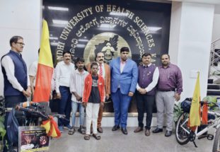 ರಾಜೀವ್ ಗಾಂಧಿ ಆರೋಗ್ಯ ವಿಜ್ಞಾನಗಳ ವಿಶ್ವವಿದ್ಯಾಲಯದ ನಶಾಮುಕ್ತ ಕ್ಯಾಂಪಸ್ ಅಭಿಯಾನಕ್ಕೆ ಯುವ ರಾಯಭಾರಿ