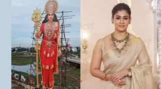 ‘ಮೂಕುತ್ತಿ ಅಮ್ಮನ್ 2’ ನಟಿ ನಯನತಾರಾ 60 ಅಡಿ ಕಟೌಟ್